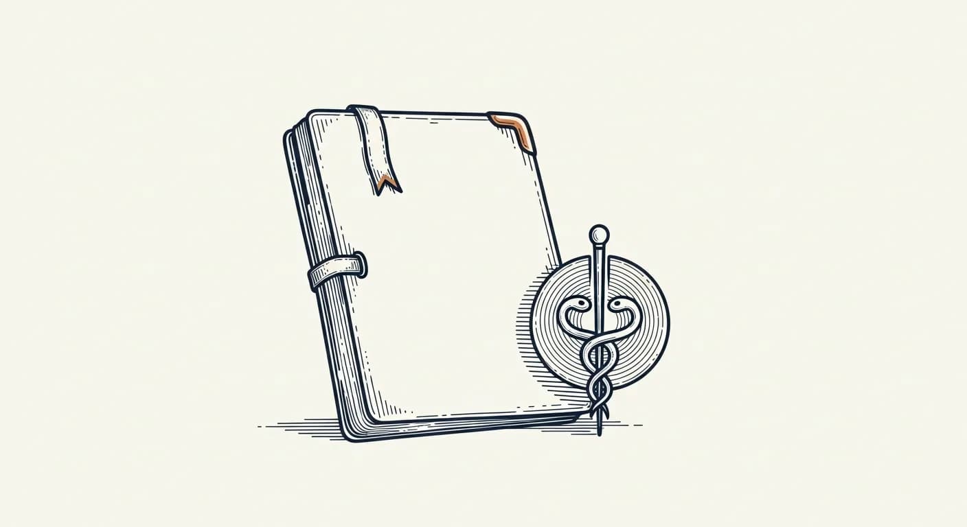 HIPAA compliance, editorial illustration