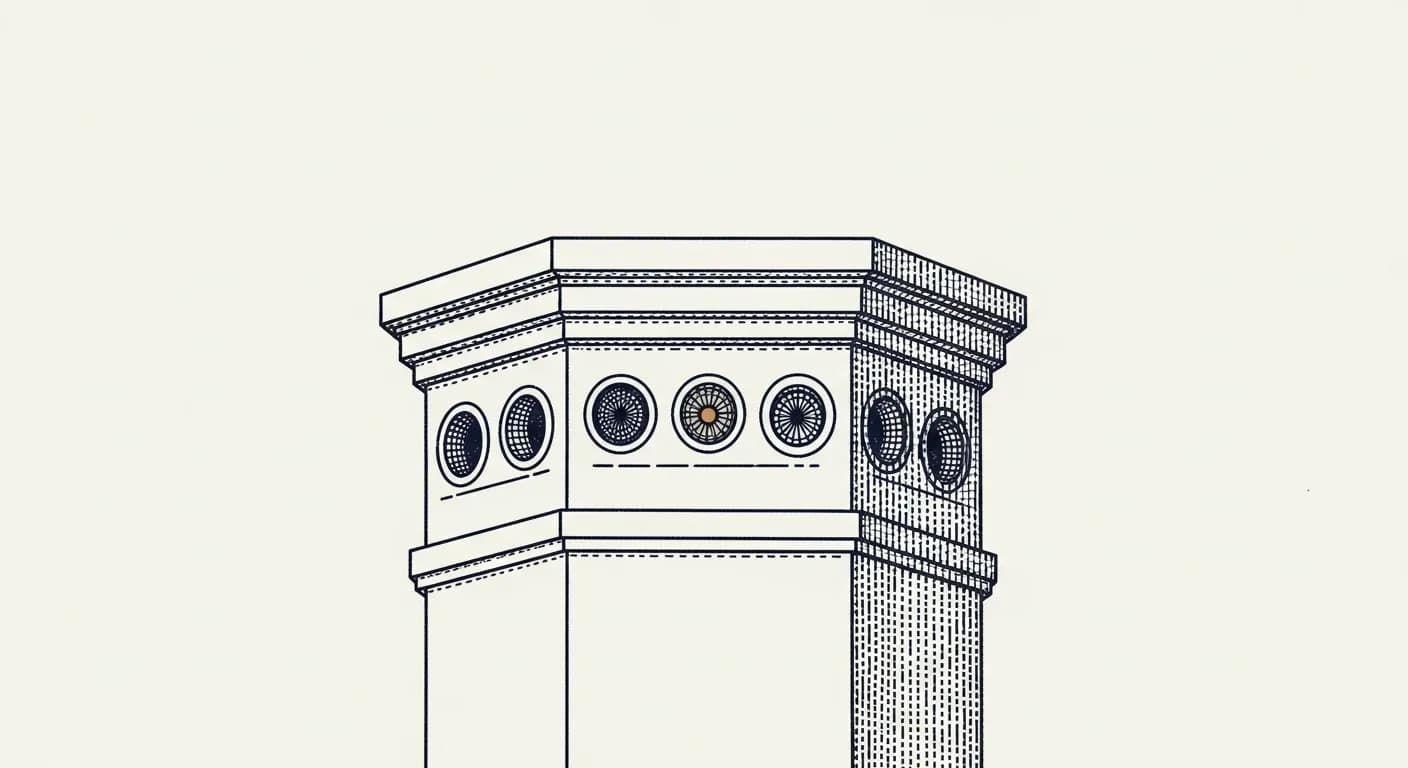 SOC & MDR monitoring, editorial illustration