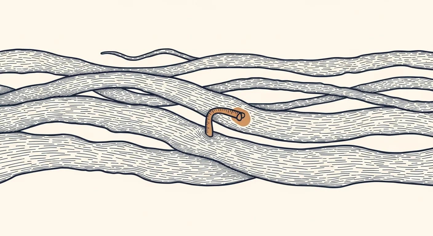 Streaming data, editorial illustration